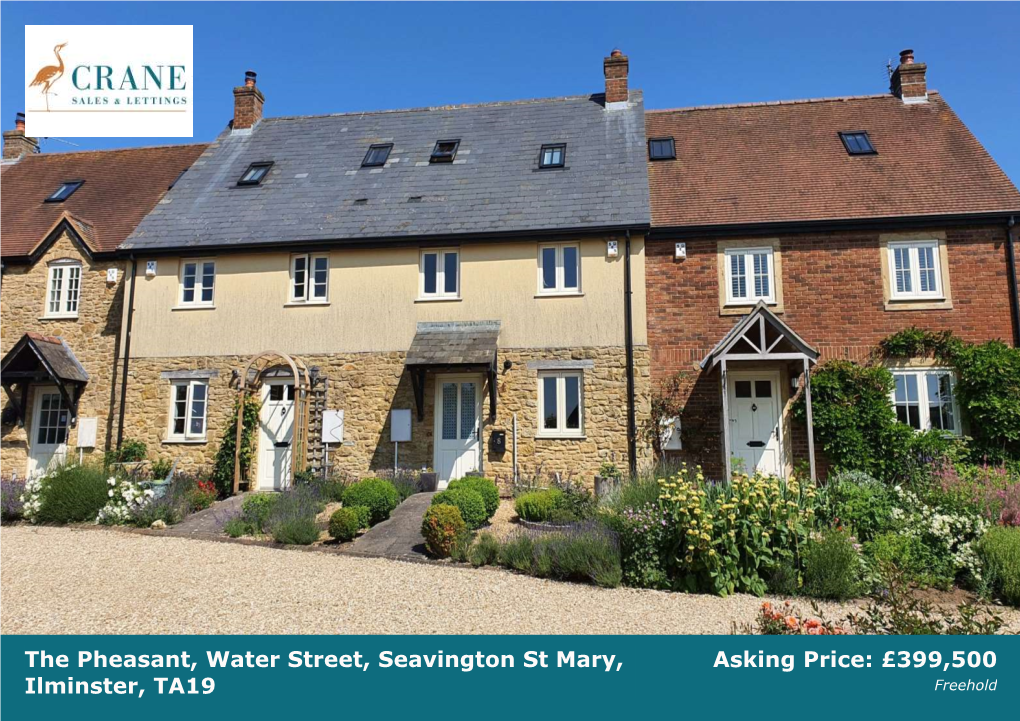 The Pheasant, Water Street, Seavington St Mary, Ilminster, TA19 Asking Price