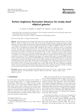 Surface Brightness Fluctuation Distances for Nearby Dwarf Elliptical