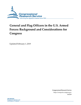 General and Flag Officers in the US Armed Forces