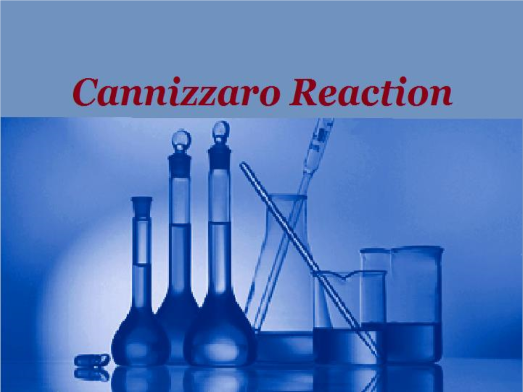 Cannizzaro Reaction