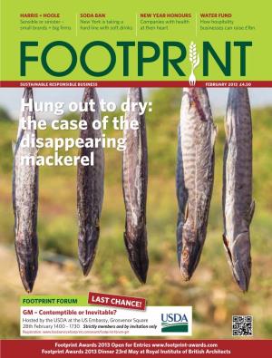 Hung out to Dry: the Case of the Disappearing Mackerel