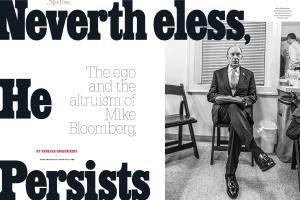 The Ego and the Altruism of Mike Bloomberg