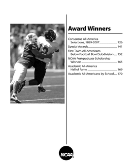 NCAA Division II-III Football Records (Award Winners)