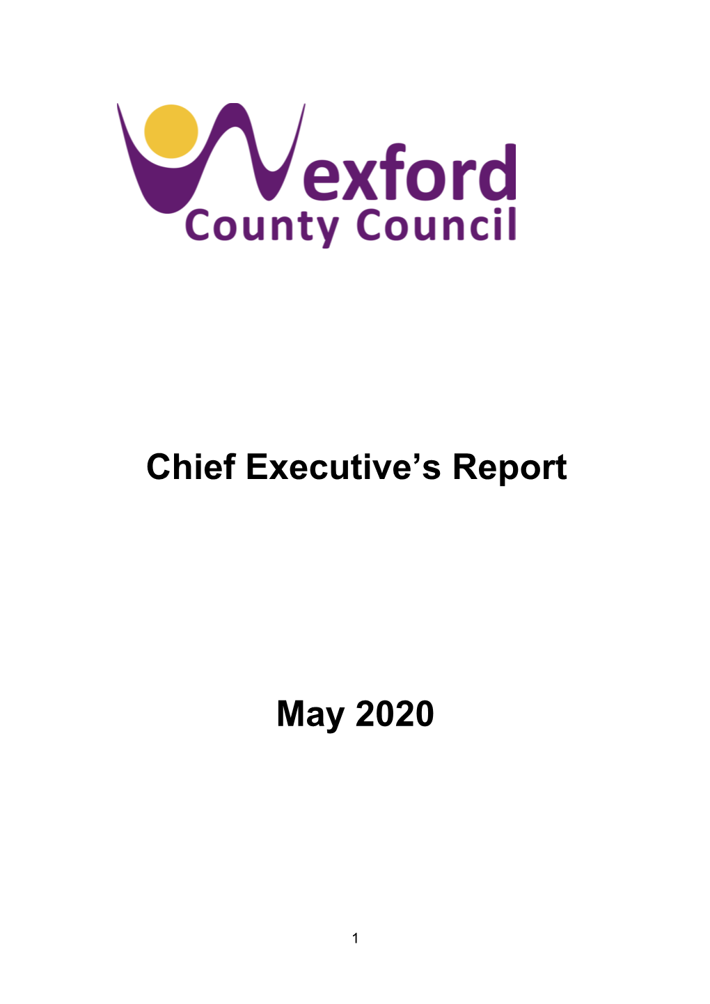 Chief Executive's Report