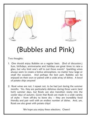 Bubbles and Pink