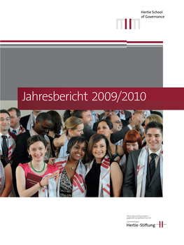 Jahresbericht 2009/2010 Jahresbericht 2009/2010 Governance of School Hertie