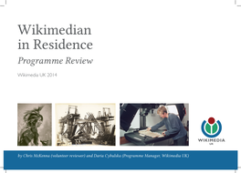 Wikimedian in Residence Programme Review