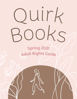 Spring 2021 Adult Rights Guide Table of Contents