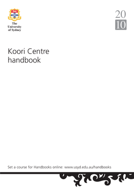 Koori Centre Handbook