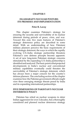 Pakistan's Nuclear Future: Worries Beyond