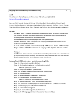 Mapping – Ein Kapitel Der Diagrammatik-Forschung R1