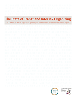 Trans-Intersex Funding Report