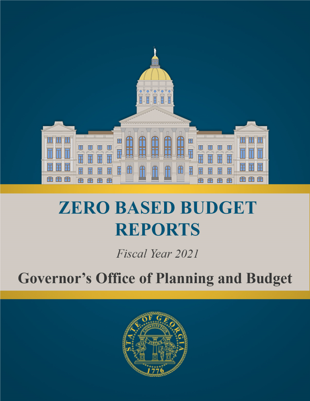 FY 2021 ZBB Report