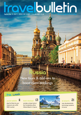 Russia New Tours & Add-Ons to Boost Client Bookings