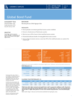 Global Bond Fund