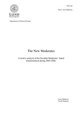 The New Moderates