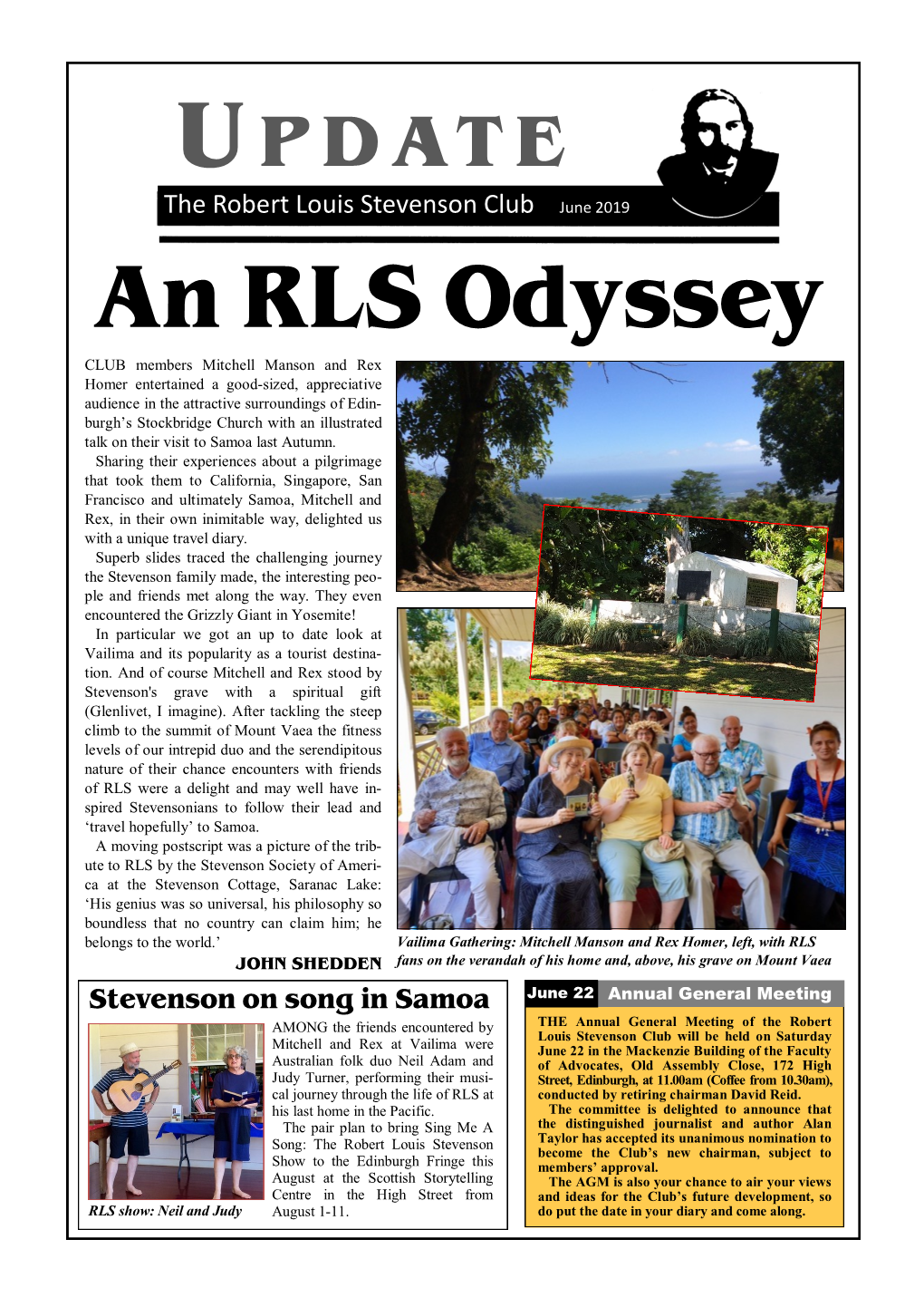 The RLS Club News Summer 2019