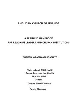Anglican Church of Uganda