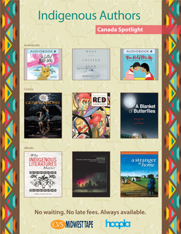 Indigenous Authors Canada Spotlight
