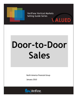 Verifone Vertical Markets Selling Guide Series