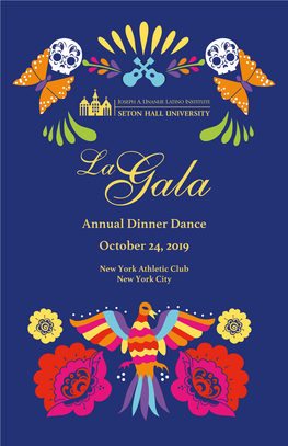 Annual Dinner Dance October 24, 2019