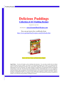 Pudding Recipes