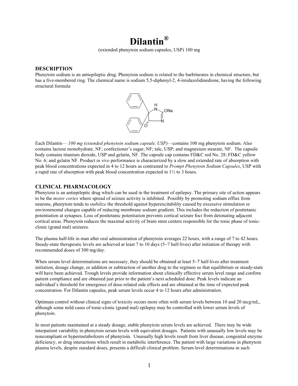 Phenytoin (Kapseals)