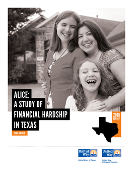 In Texas Financial Hardship a Study of Alice