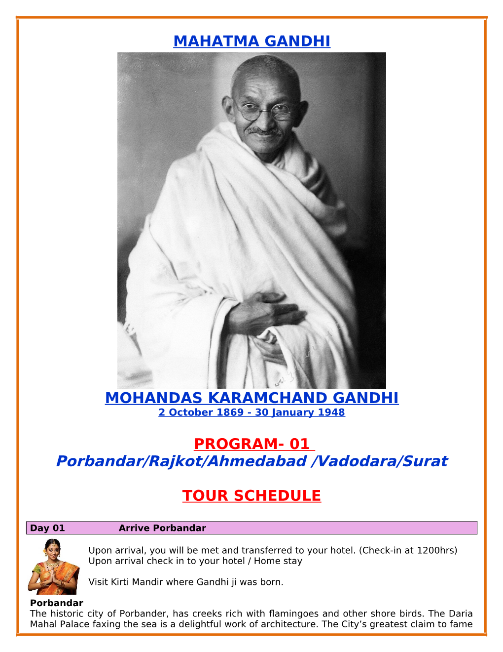 Mahatma Gandhi Mohandas Karamchand Gandhi