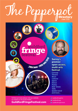 Guildfordfringefestival.Com Guildfordfringefestival 2 3 �Elco�Ethis Issue Is All About Getting out and Having Fun