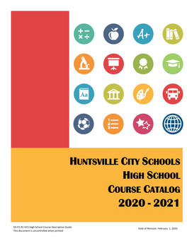 HCS High School Course Catalog 2020-2021