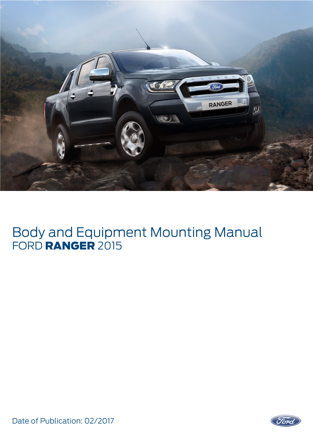 Body and Equipment Mounting Manual FORD RANGER 2015