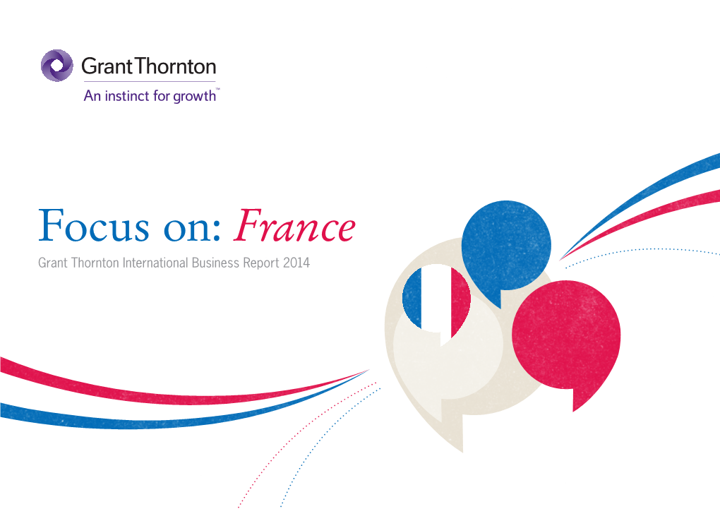 France Grant Thornton International Business Report 2014 Focus On: France