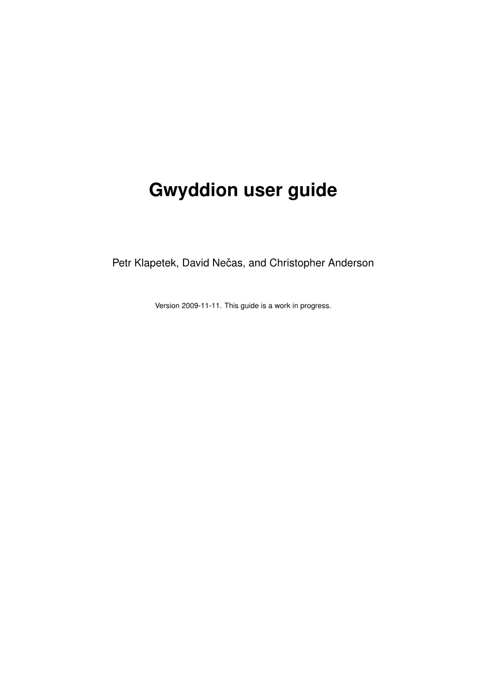 Gwyddion-User-Guide-En-2009-11-11