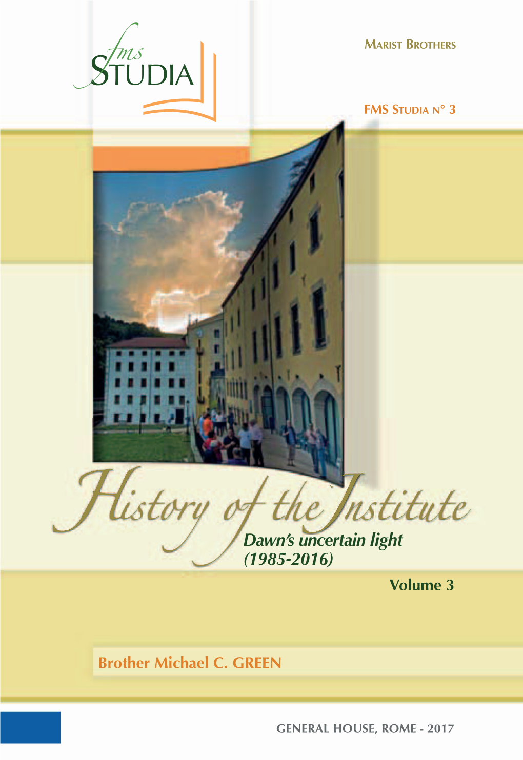 Istory of the Nstitutevolume 3