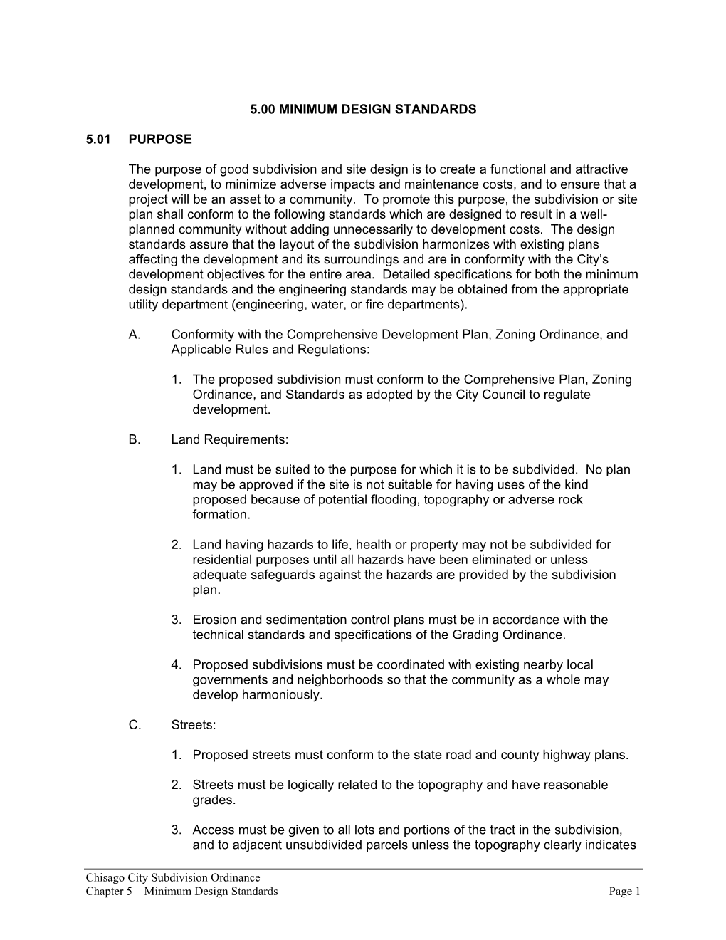 CHISAGO CITY ZONING ORDINANCE Adopted Janu Ary 2000