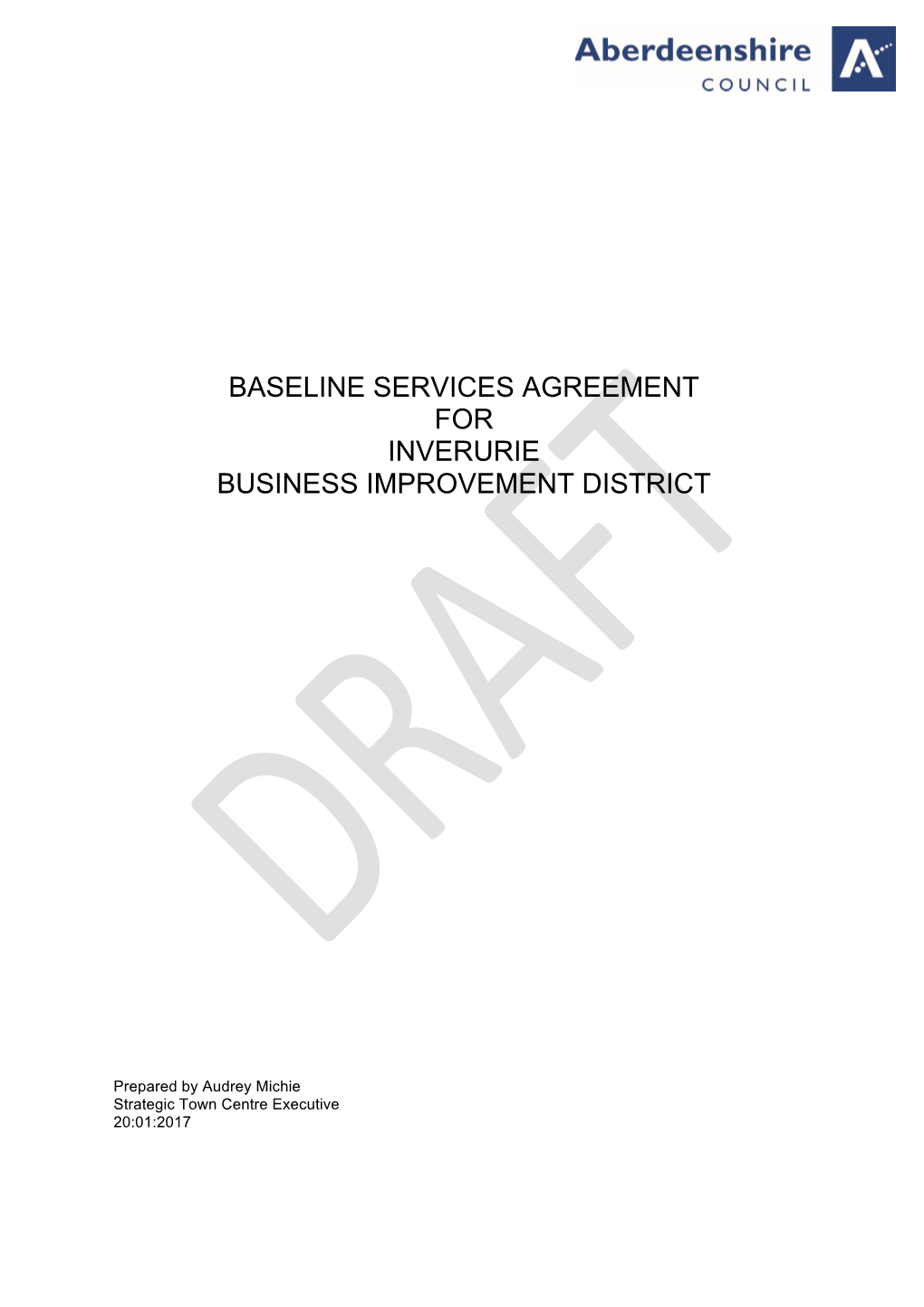 Baseline Services for Inverurie Business Improvement District