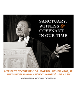 Sanctuary, Witness & Covenant in Our Time