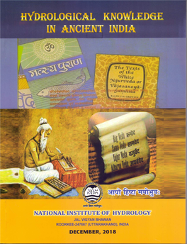 HYDROLOGIC KNOWLEDGE in ANCIENT INDIA [Second Edition]
