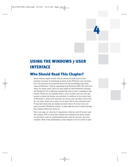 Using the Windows 7 User Interface