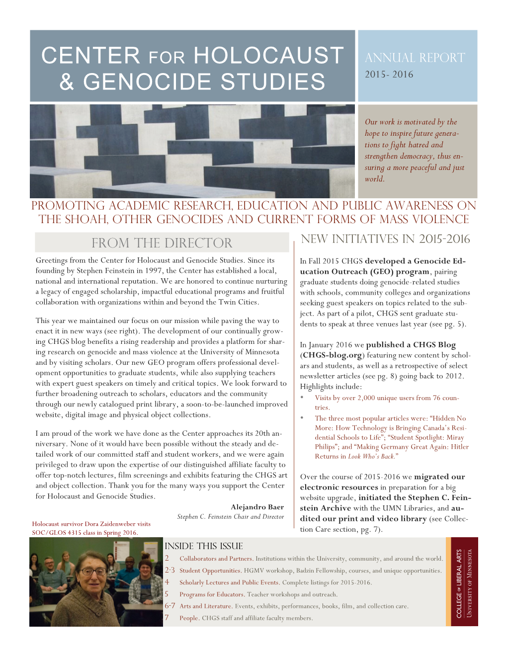 Center for Holocaust & Genocide Studies