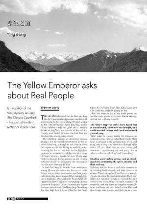 The Yellow Emperor Asks About Real People