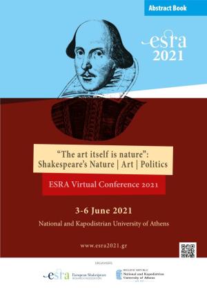 Shakespeare's Nature | Art | Politics