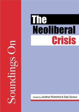 The Neoliberal Crisis.Indd