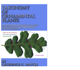 Taxonomy of Ornamental Plants Version: 11.30.2019