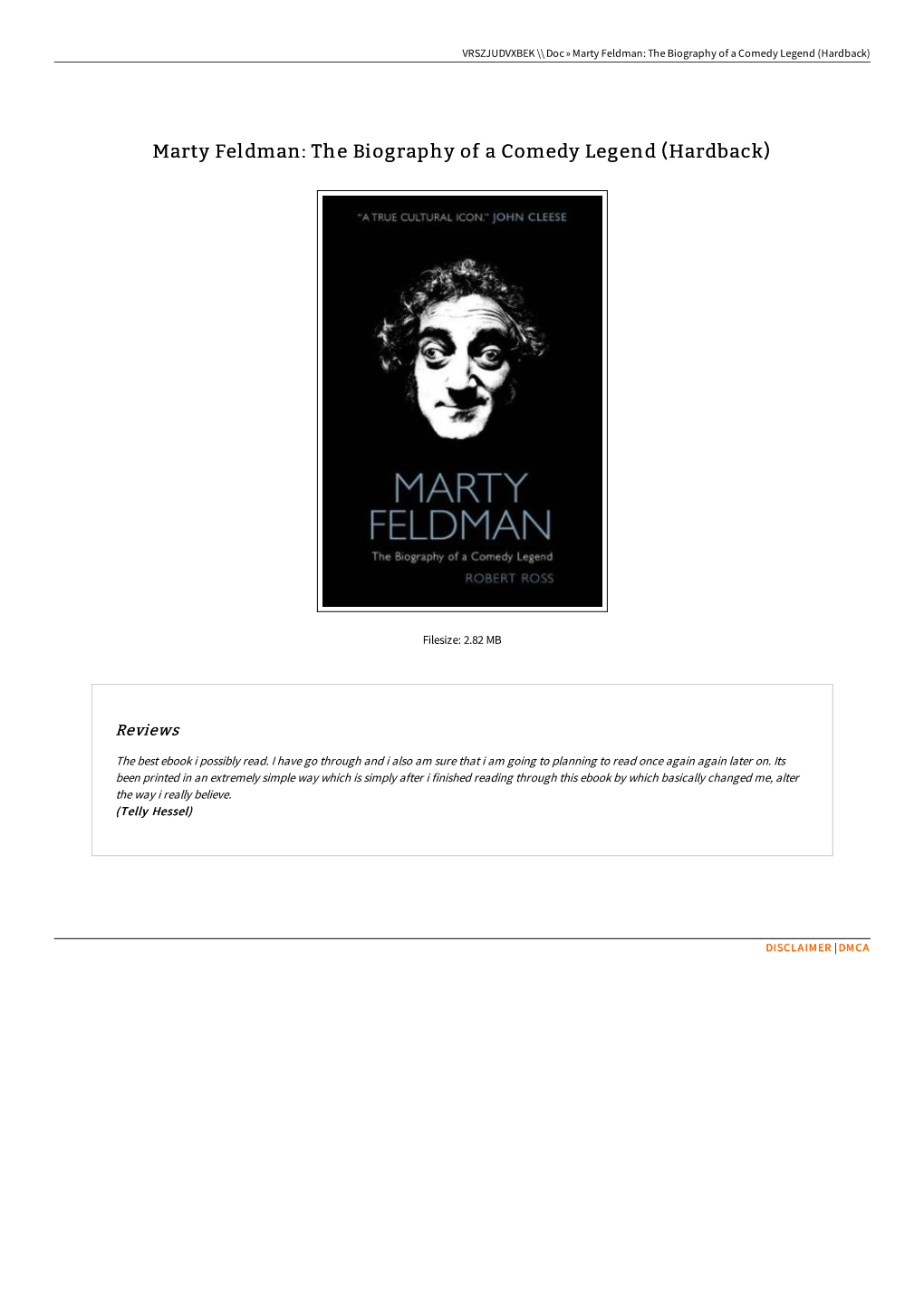 Get Book // Marty Feldman: the Biography of a Comedy Legend