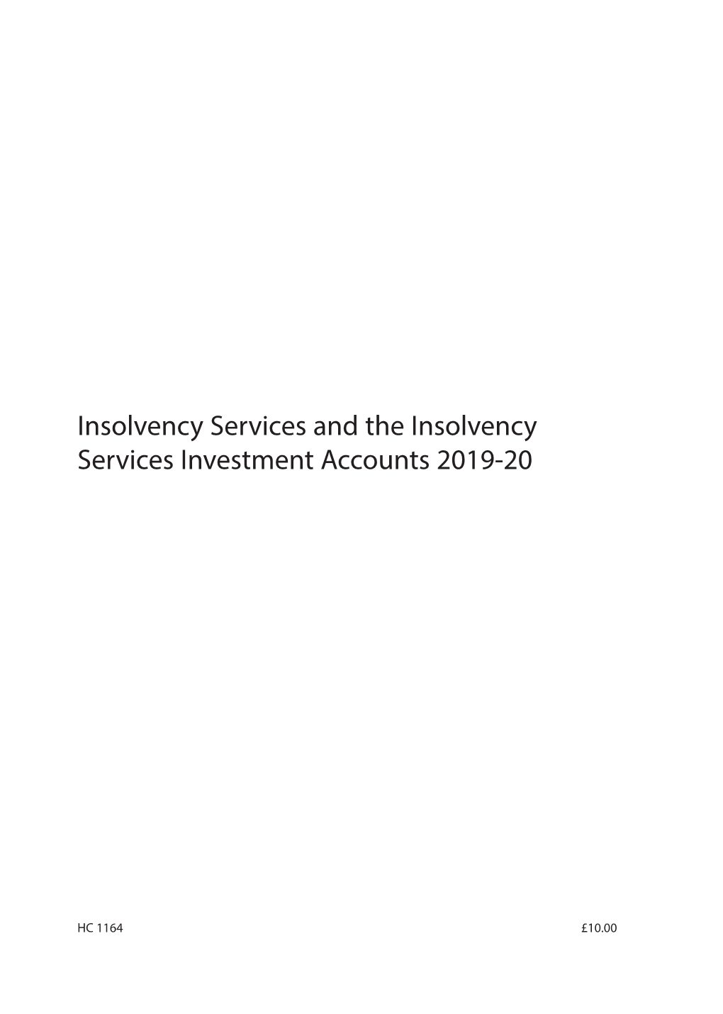 Insolvency Services Accounts 2019-20.Indd