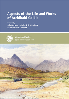 Aspects of the Life and Works of Archibald Geikie