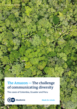 The Amazon — the Challenge of Communicating Diversity the Cases of Colombia, Ecuador and Peru