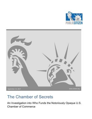 The Chamber of Secrets an Investigation Into Who Funds the Notoriously Opaque U.S